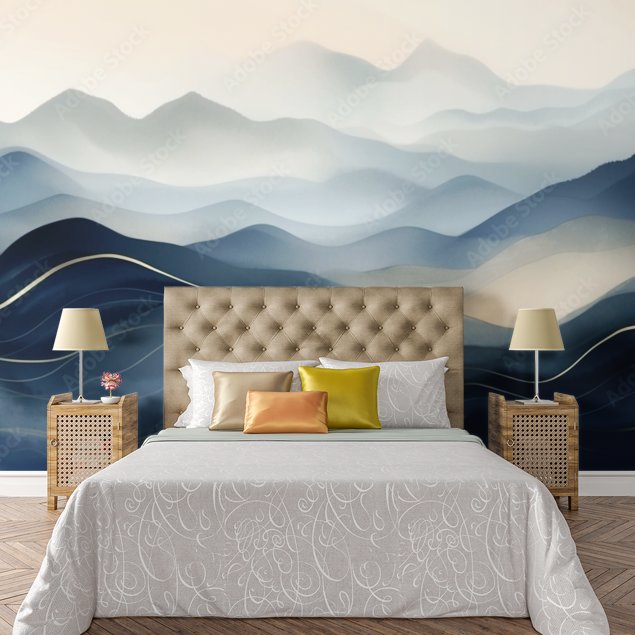 Papier Peint Tete De Lit Chambre Adulte