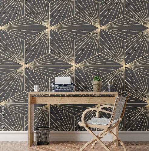 Papier Peint Géométrique Vintage