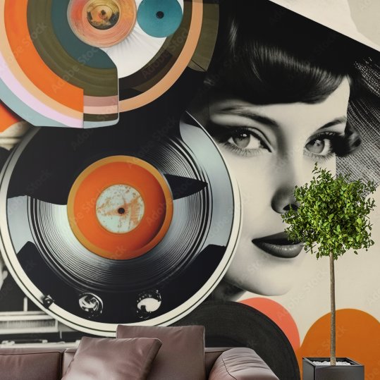 Papier Peint Vintage Année 70