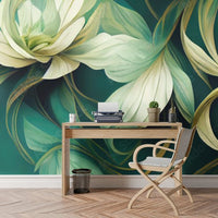 Thumbnail for Papier Peint Vert Vintage