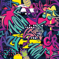 Thumbnail for Papier Peint Graffiti <br/> Mur Chambre