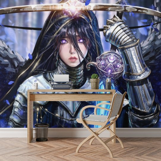 Papier Peint Japonais <br/> Manga Armure Guerrière