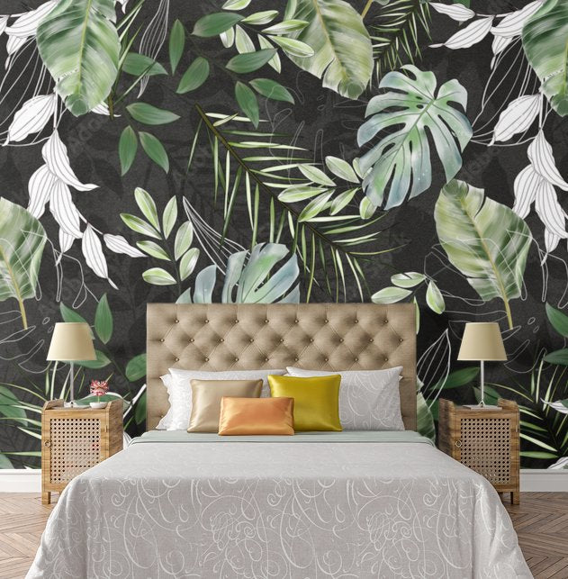 Papier Peint Tete De Lit Nature