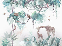 Thumbnail for Papier Peint Animaux <br/> Douceur dans la Jungle Tropicale