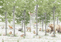 Thumbnail for Papier Peint Animaux <br/> Ours et Forêt Peuplée