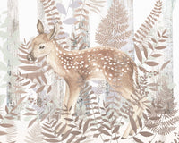 Thumbnail for Papier Peint Animaux <br/> Douce Biche et Forêt