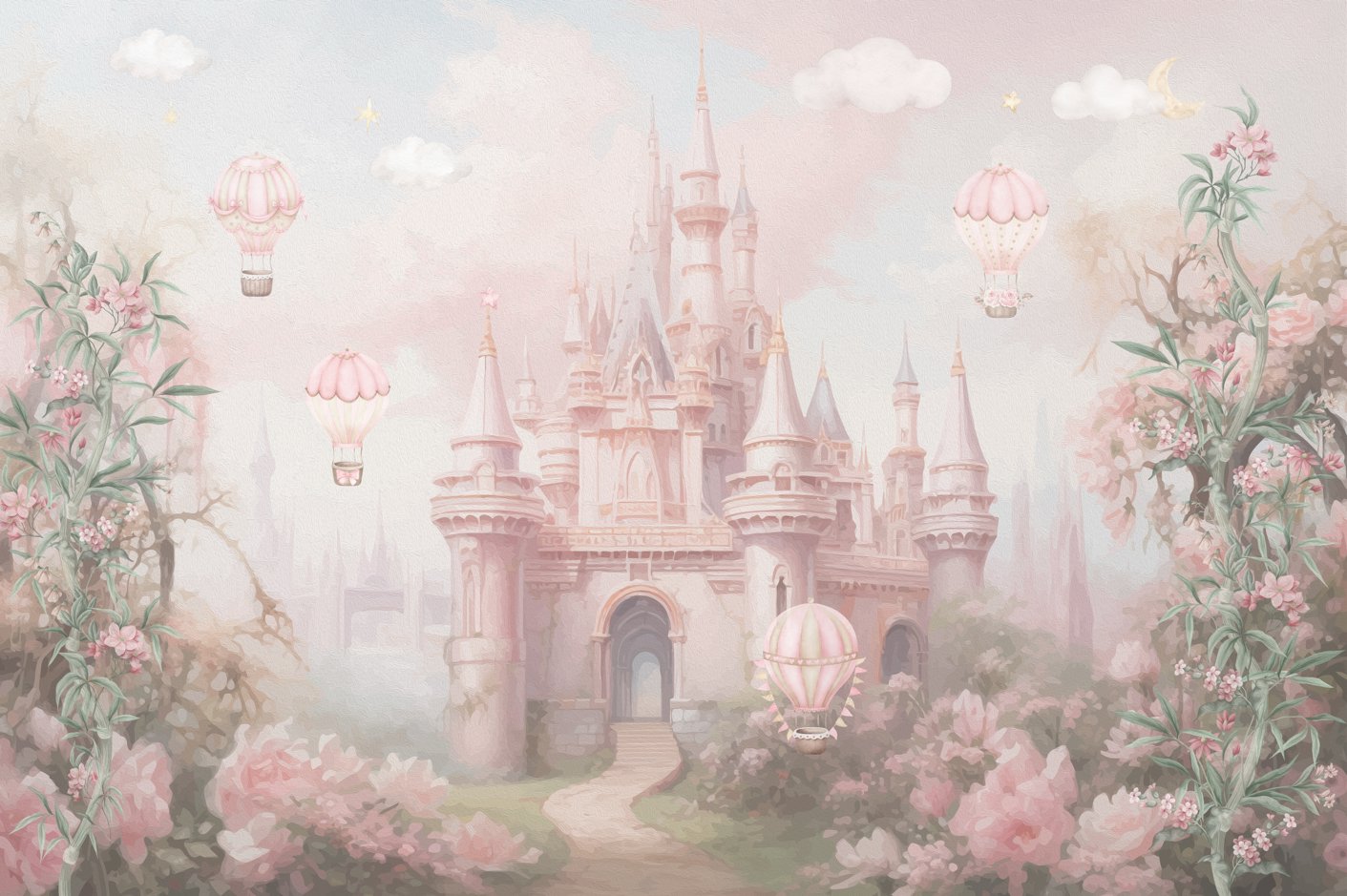 Papier Peint Princesse <br/> Jardin Royal