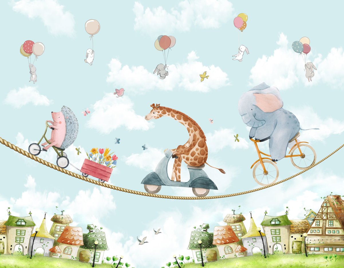 Papier Peint Animaux <br/> Acrobates Aériens