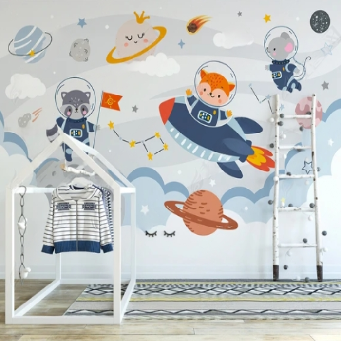 Papier Peint Espace Enfant | Le Petit Intissé