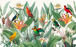 Papier Peint Oiseaux <br/> Evasion Tropicale