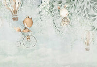 Thumbnail for Papier Peint Bébé Classique <br/> Vert et Feuillage Délicat
