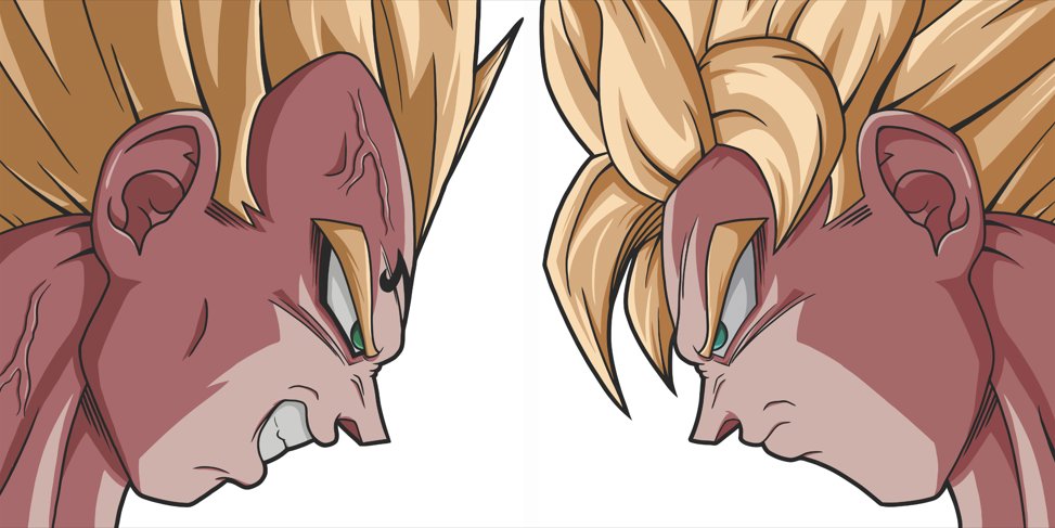 Papier Peint Japonais Manga <br/> Saïyens