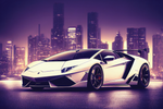 Papier Peint Panoramique Lamborghini | Le Petit Intissé