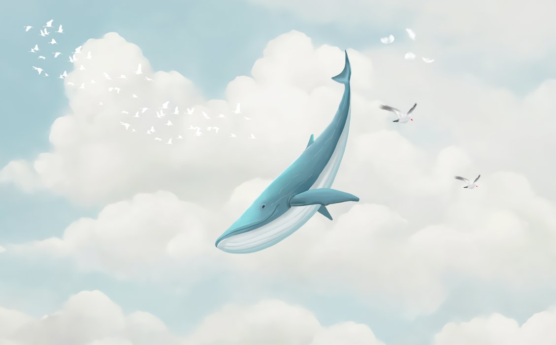 Papier Peint Nuage <br/> Elévation