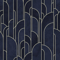 Thumbnail for Papier Peint Bleu Art Deco | Le Petit Intissé