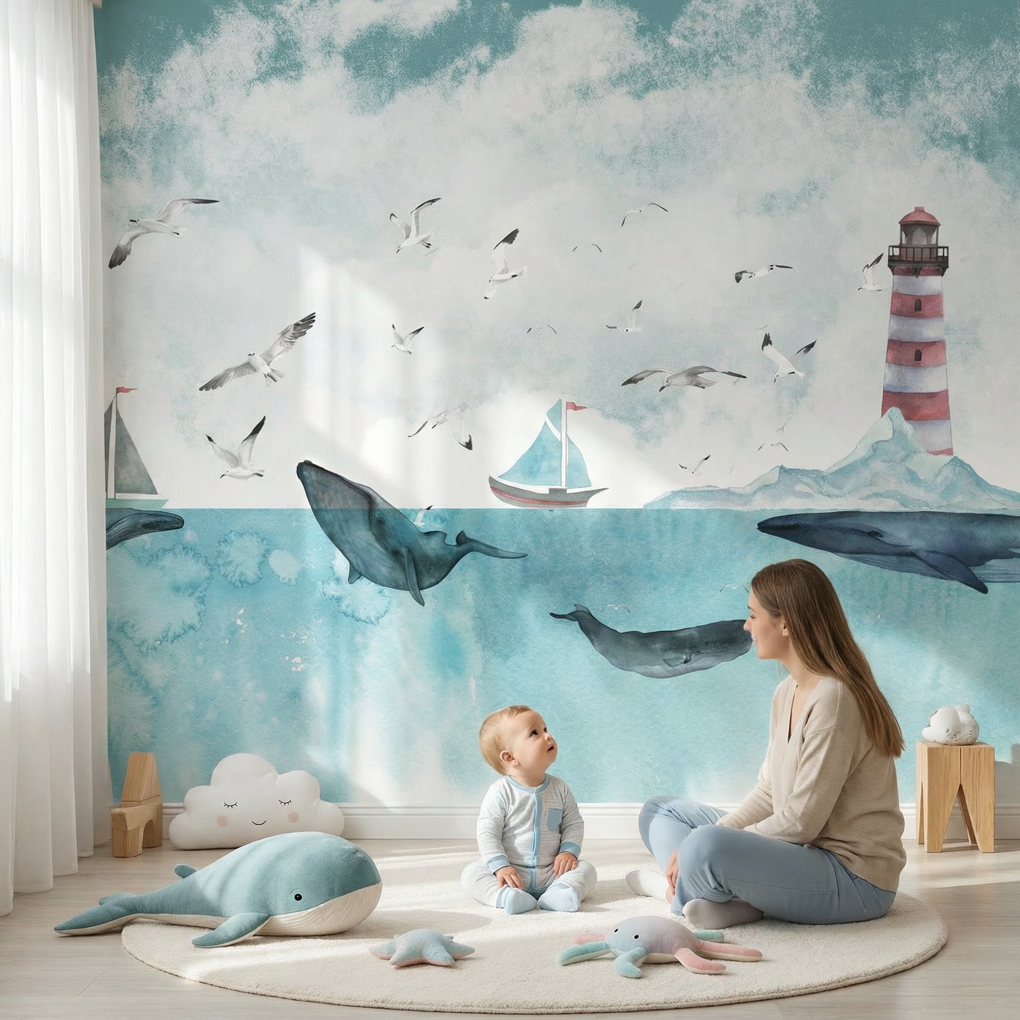 Papier Peint Marin <br/> Océan et Rêves