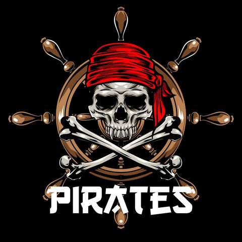 Papier Peint Tête de Mort <br/> Pirate Commandor