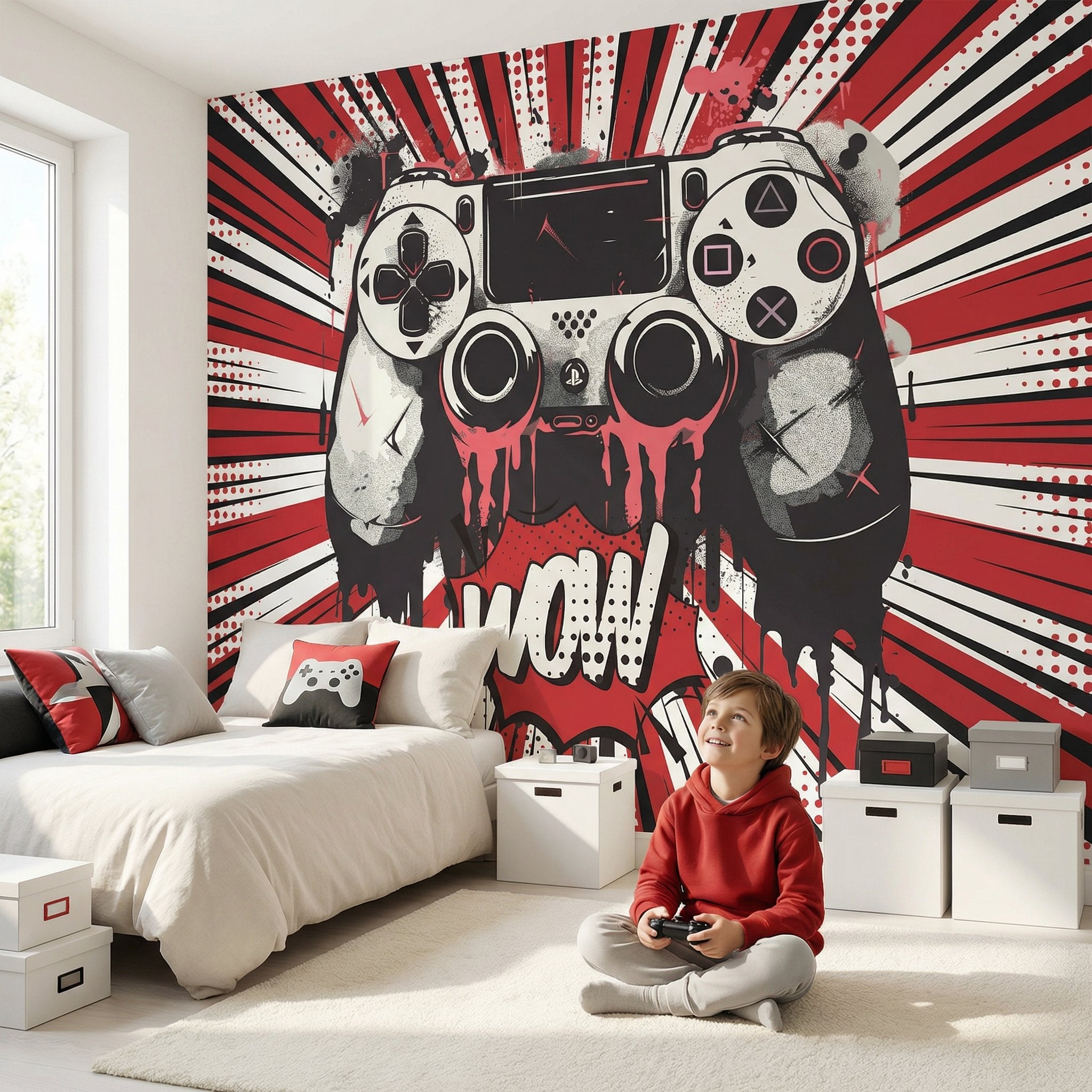 Papier Peint Gamer <br/> Explosion Gaming WOW