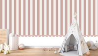 Thumbnail for Papier Peint Rayé Rose | Le Petit Intissé