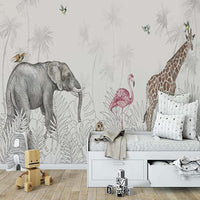 Thumbnail for Papier Peint Intissé Enfant Animaux | Le Petit Intissé