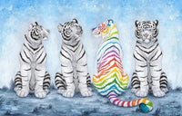 Thumbnail for Papier Peint Animaux <br/> Tigre Rigolo