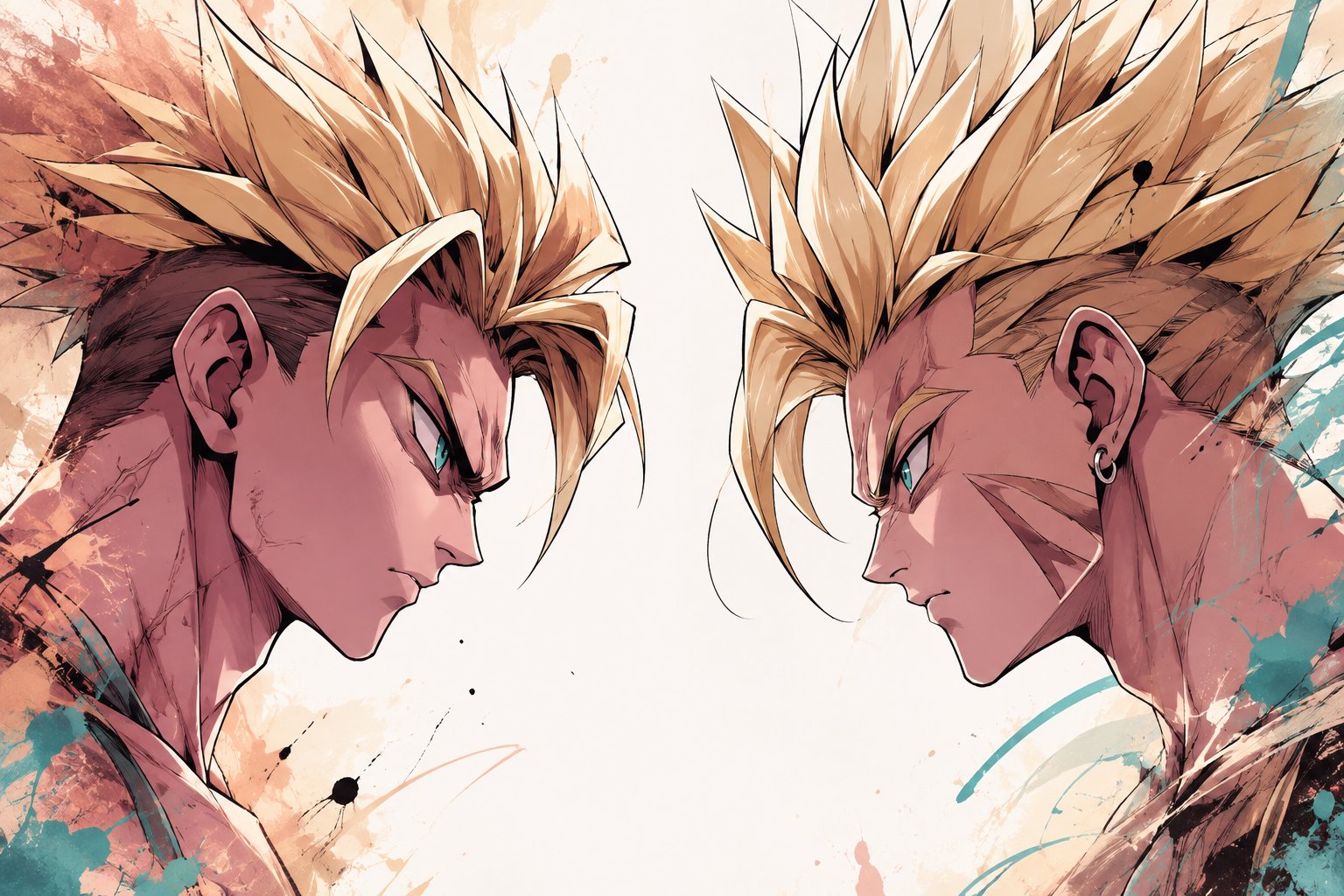Papier Peint Japonais Manga <br/> Saïyens