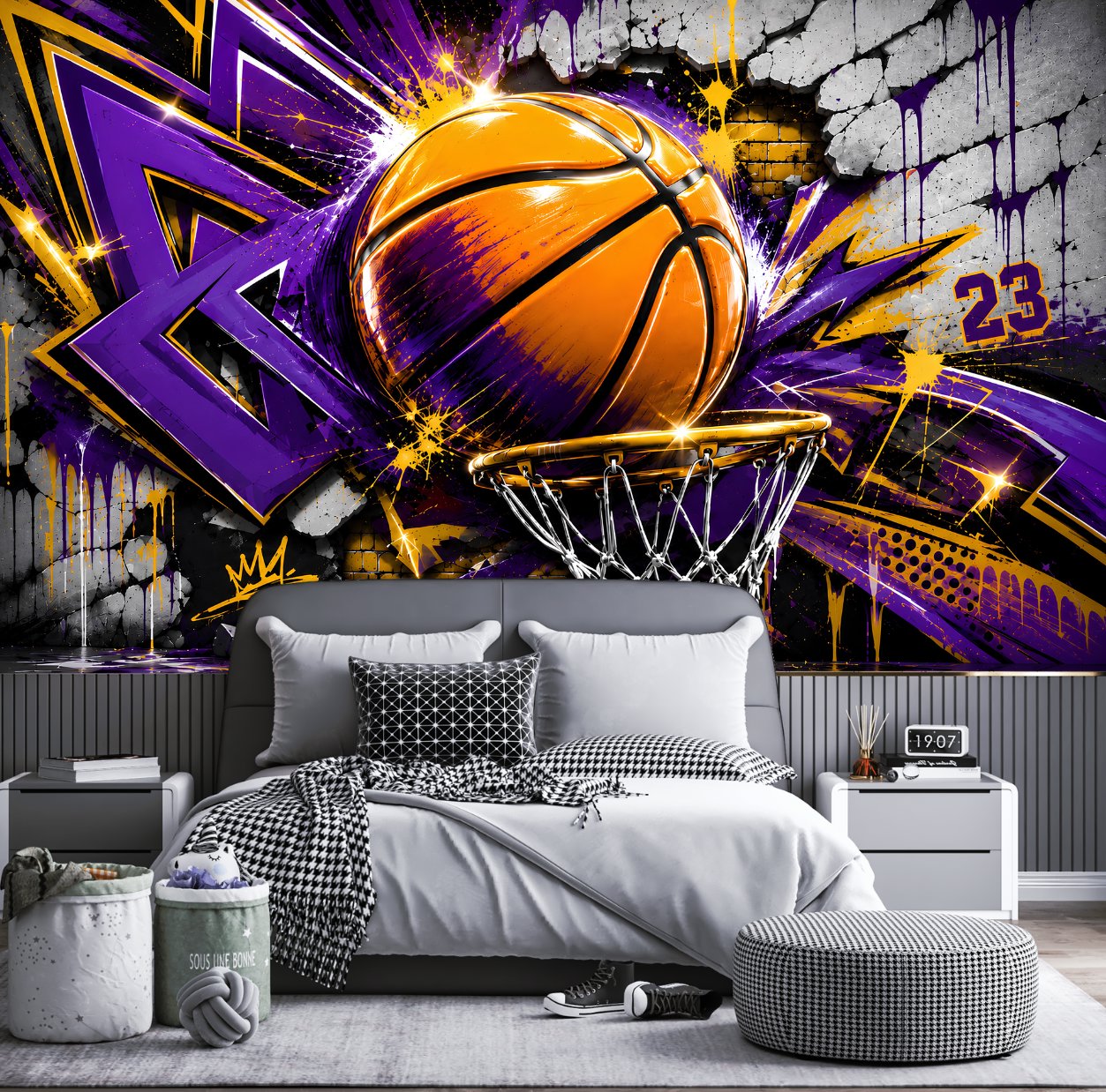 Déco Basket Chambre | Le Petit Intissé