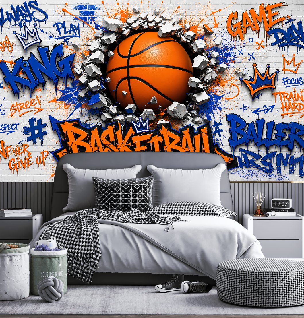 Déco Chambre Garçon Basket | Le Petit Intissé