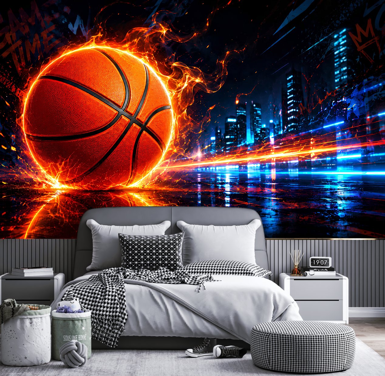 Décoration Murale Basket | Le Petit Intissé
