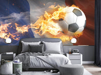 Thumbnail for Papier Peint Foot <br/> Tricolore