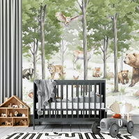 Thumbnail for Papier Peint Animaux <br/> Ours et Forêt Peuplée