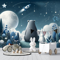 Thumbnail for Papier Peint Animaux <br/> Duo Copain et Etoile du soir