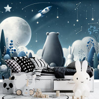 Thumbnail for Papier Peint Animaux <br/> Duo Copain et Etoile du soir