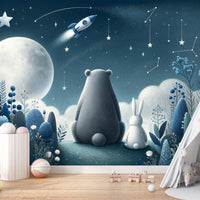 Thumbnail for Papier Peint Animaux <br/> Duo Copain et Etoile du soir