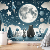 Déco Chambre Enfant Thème Espace | Le Petit Intissé