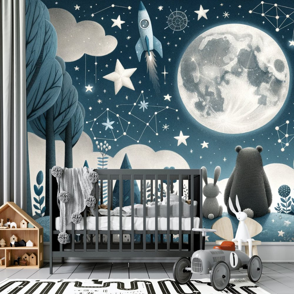 Papier Peint Espace <br/> Constellation et Copains