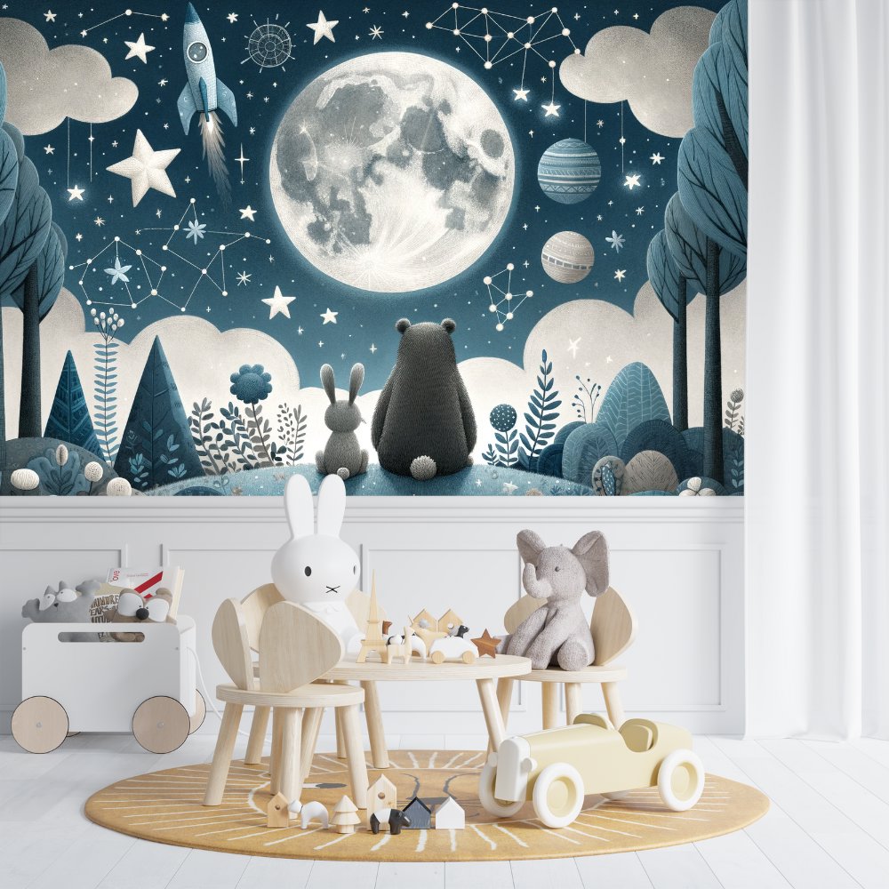 Papier Peint Espace <br/> Constellation et Copains