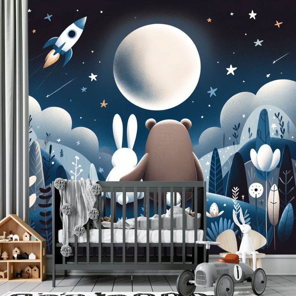 Papier Peint Animaux <br/> Ciel Etoilé Panoramique