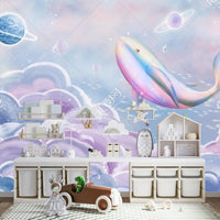 Thumbnail for Papier Peint Marin <br/> Baleine Céleste