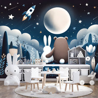 Thumbnail for Papier Peint Animaux <br/> Ciel Etoilé Panoramique