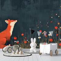 Thumbnail for Papier Peint Animaux <br/> Renard Nocturne