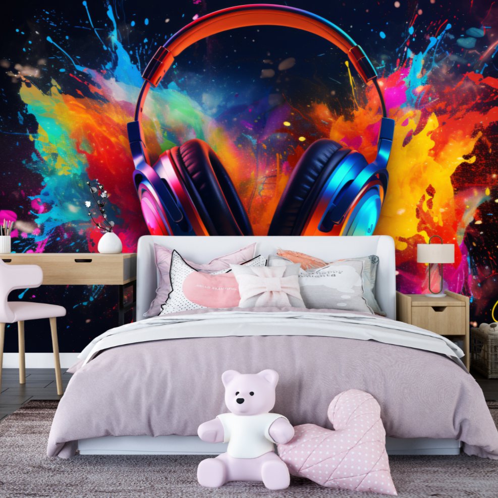 Papier Peint Musique <br/> Explosion de Rythme