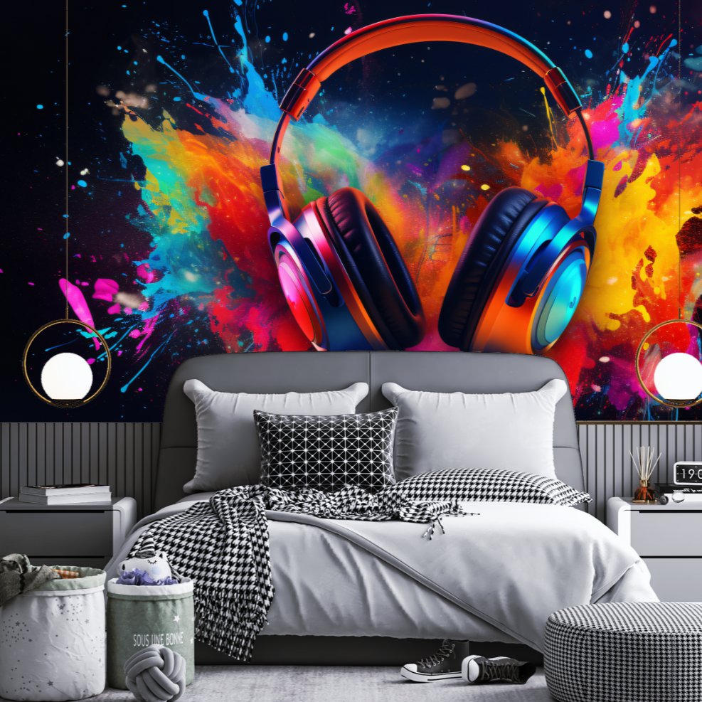 Papier Peint Musique <br/> Explosion de Rythme