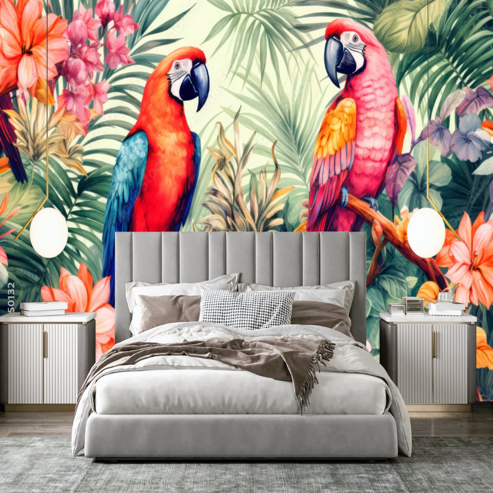 Papier Peint pour Tête de Lit Chambre Adulte