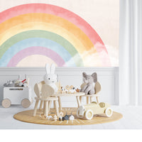 Thumbnail for Papier Peint Classique Fille <br/> Douceur et Couleur Arc-en-ciel