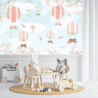 Thumbnail for Papier Peint Classique Fille <br/> Décor de Rêve Montgolfière