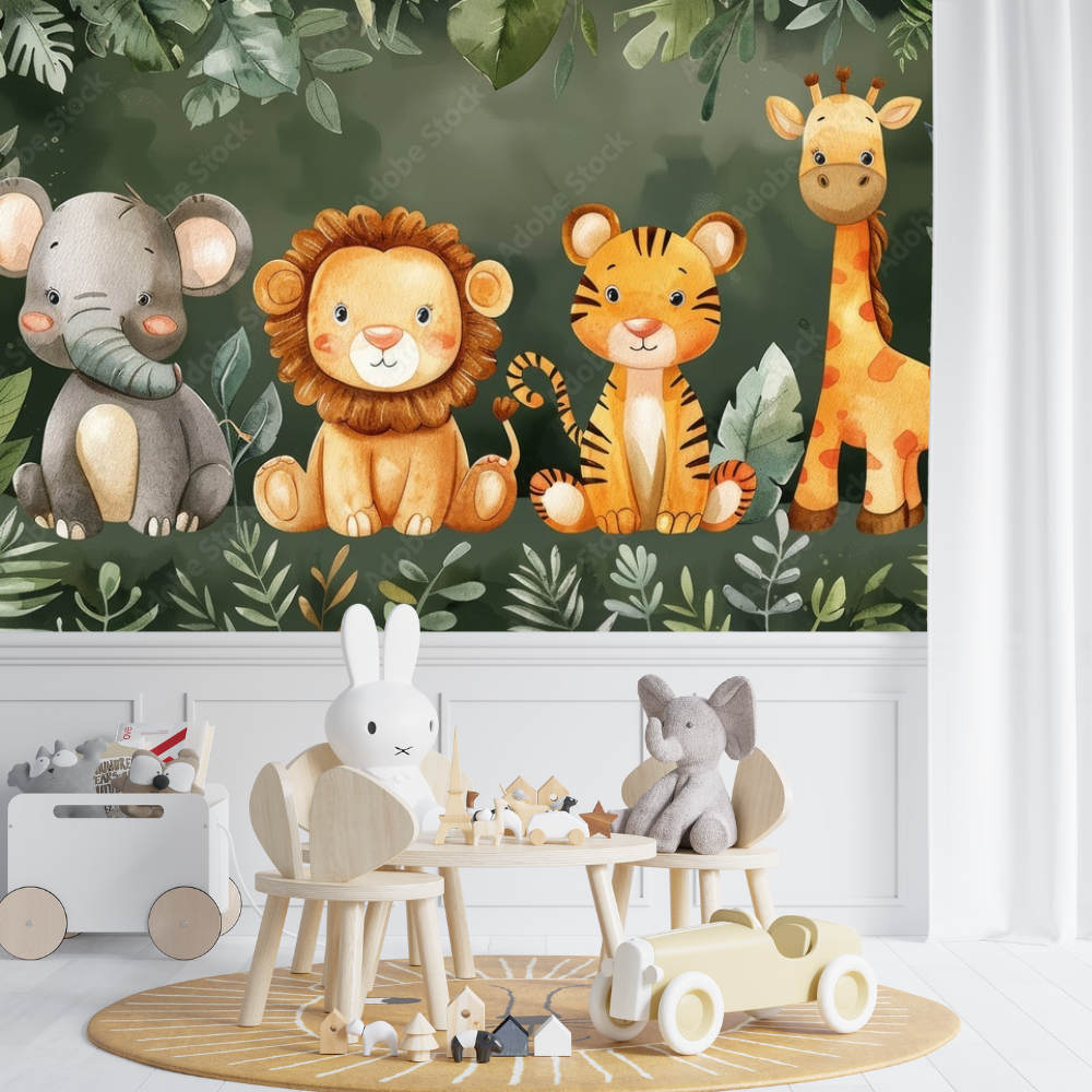 Décoration chambre mixte enfant | Le Petit Intissé