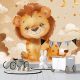 Papier Peint Lion Bébé | Le Petit Intissé