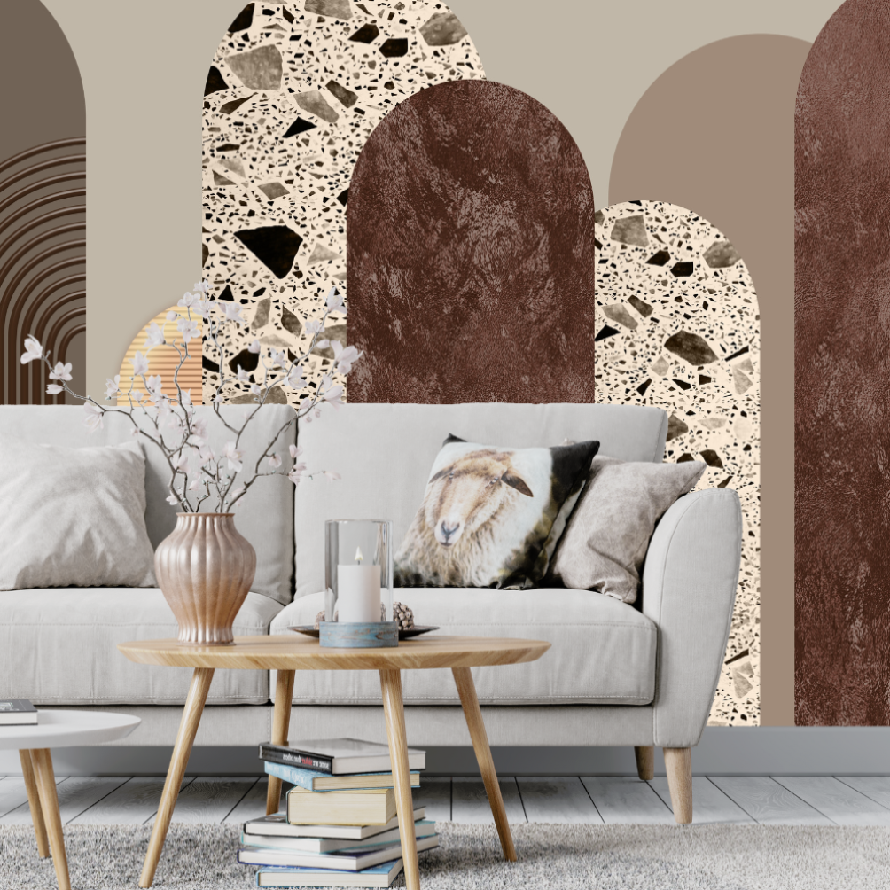 Papier Peint Art Déco Arche | Le Petit Intissé