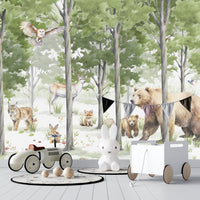 Thumbnail for Papier Peint Animaux <br/> Ours et Forêt Peuplée